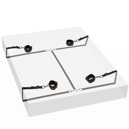 Calexotics - boundless red restraint set restriccion cama