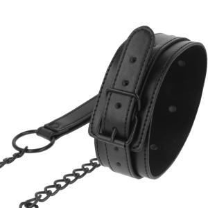 Intense - fetish collar de cuero vegano