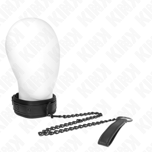 Kink - collar con correa 78 cm bondage de neopreno modelo 2 ajustable 37.5 x 49.5 cm