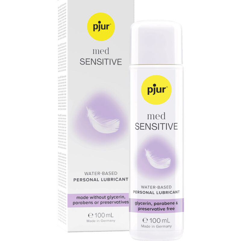 Pjur - med sensitive glide lubricante base agua 100 ml