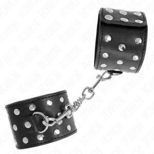 Kink - muÑequeras estilo punk ajustable 19-24 cm x 5.5 cm