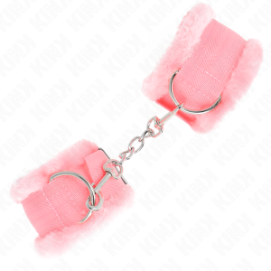 Kink - muÑequeras forrada rosa ajustable 17-31 cm x 7 cm
