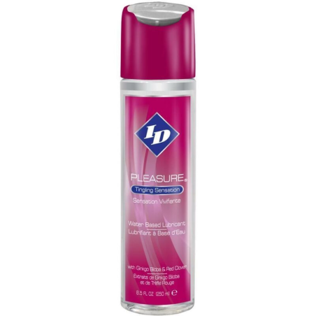 Id pleasure - lubricante base agua tinging sensation 250 ml