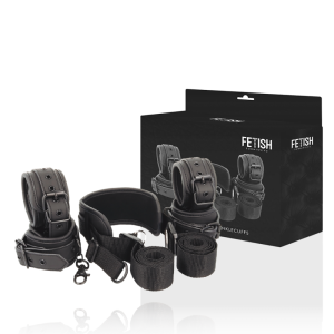 Fetish submissive - posiciÓn master con 4 esposas con forro de neopreno