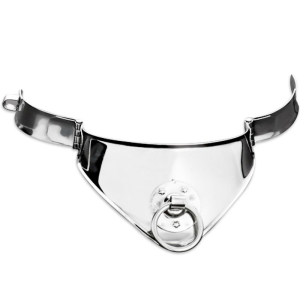 Metal hard - collar restriccion con anilla y candado 12.5 cm