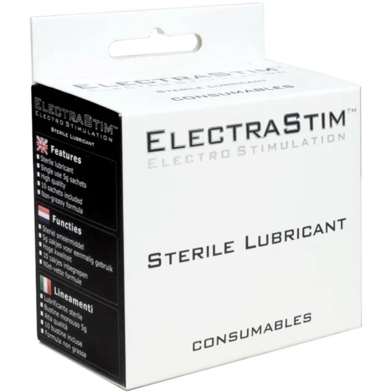 Electrastim - lubricante esterilizante 10 unidades
