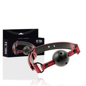 Fetish submissive dark room - mordaza transpirable