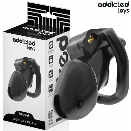 Addicted toys locked - mindnight cell jaula para pene talla s
