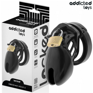 Addicted toys locked - obsidian hold jaula para pene talla s