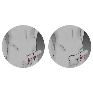 Electrastim - prestige electra loops anillos de pene ajustables negro