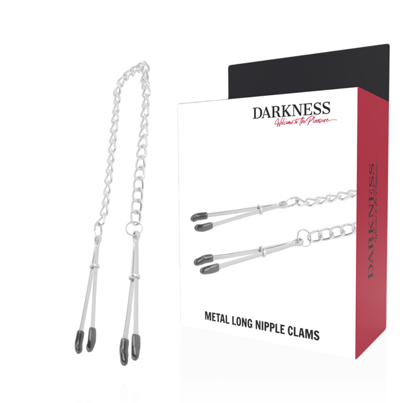 Darkness - pinzas ajustables para pezones metal