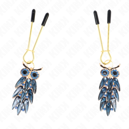 Kink - pinzas para pezones con colgante de bÚho 6 cm
