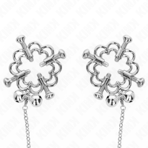 Kink - pinzas para pezones flor metÁlica con cadena