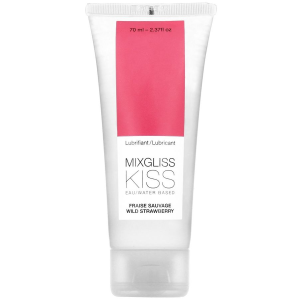 Mixgliss - lubricante base agua sabor a fresa 70 ml