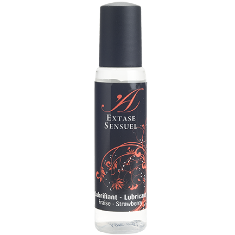 Extase sensual - lubricante fresa viaje 35 ml