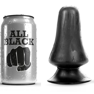All black - anal plug 12 cm
