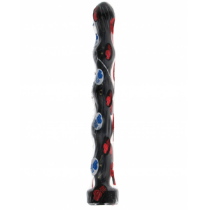 All black - anal plug ball 32 cm