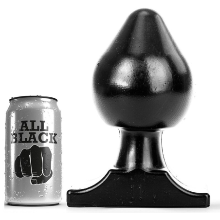 All black - anal plug 19 cm