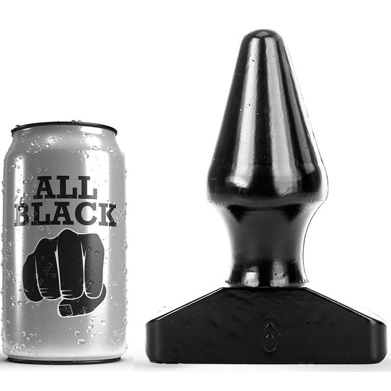 All black - plug anal 15,5 cm
