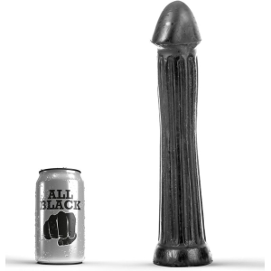 All black - plug dildo 31 cm