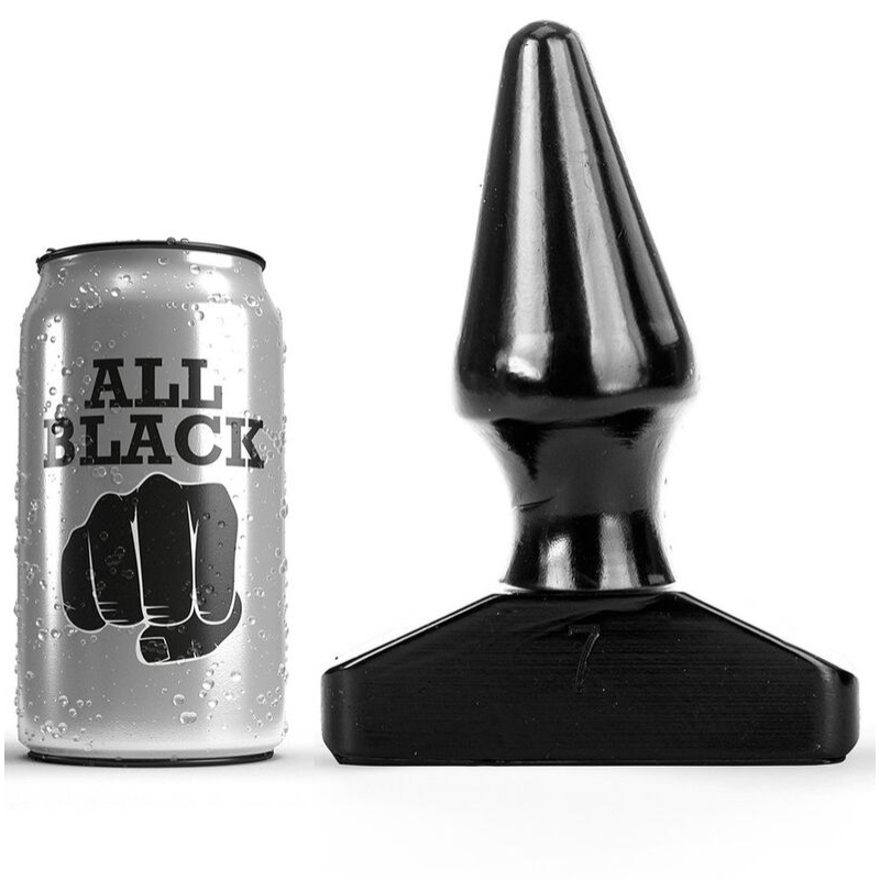 All black - plug anal 16 cm