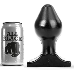All black - anal plug 16x8 cm