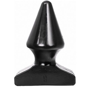 All black - anal plug 17 cm