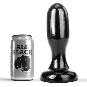 All black - plug anal 19,5 cm