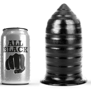 All black - anal plug 16 cm
