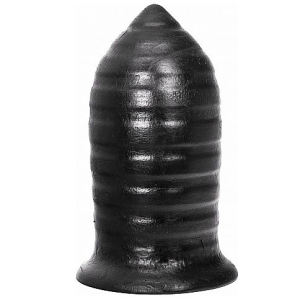 All black - anal plug 16 cm