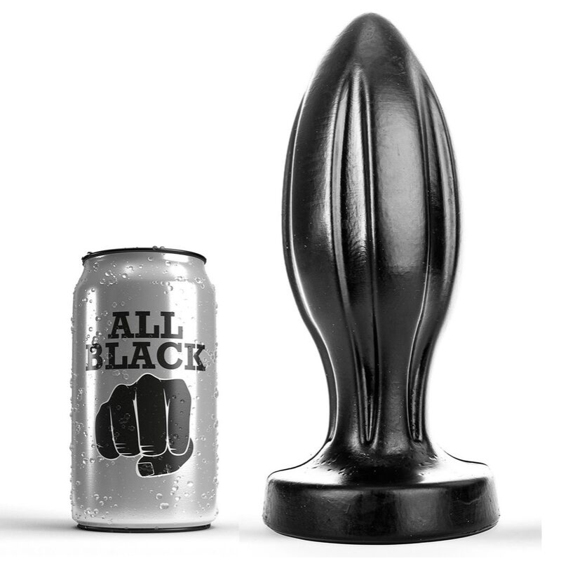 All black - anal plug 21 cm