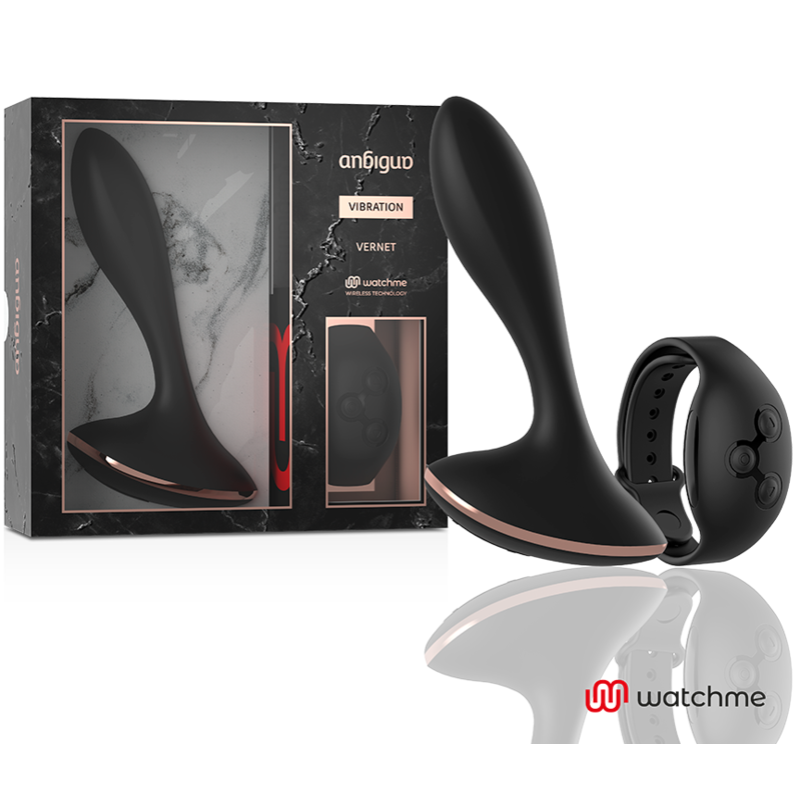 Anbiguo - watchme control remoto vibrador plug anal vernet