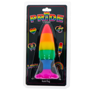 Pride - plug hunk bandera lgbt 10,5 cm