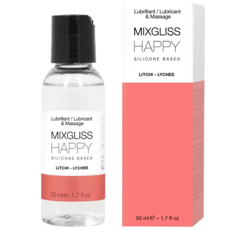 Mixgliss - happy lubricante silicona litchi 50 ml