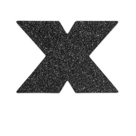 Bijoux - indiscrets pezoneras flash cruz negro