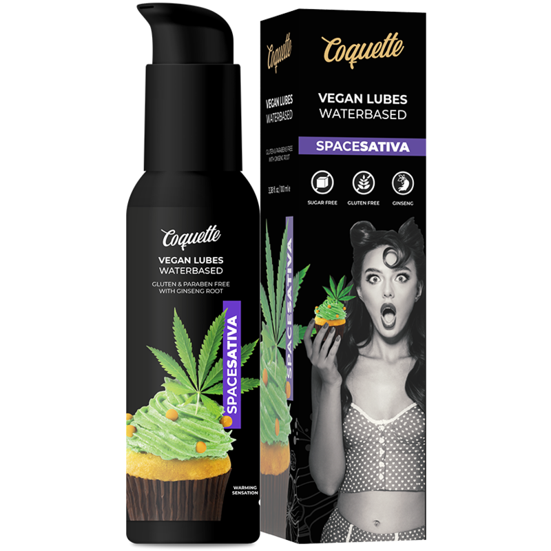 Coquette chic desire - premium experience lubricante vegano space sativa 100 ml