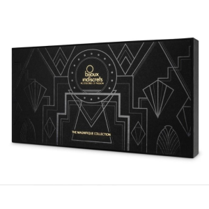 Bijoux - magnifique collar metlico con flecos dorado