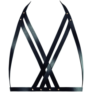 Bijoux indiscrets maze - sujetador con correas negro