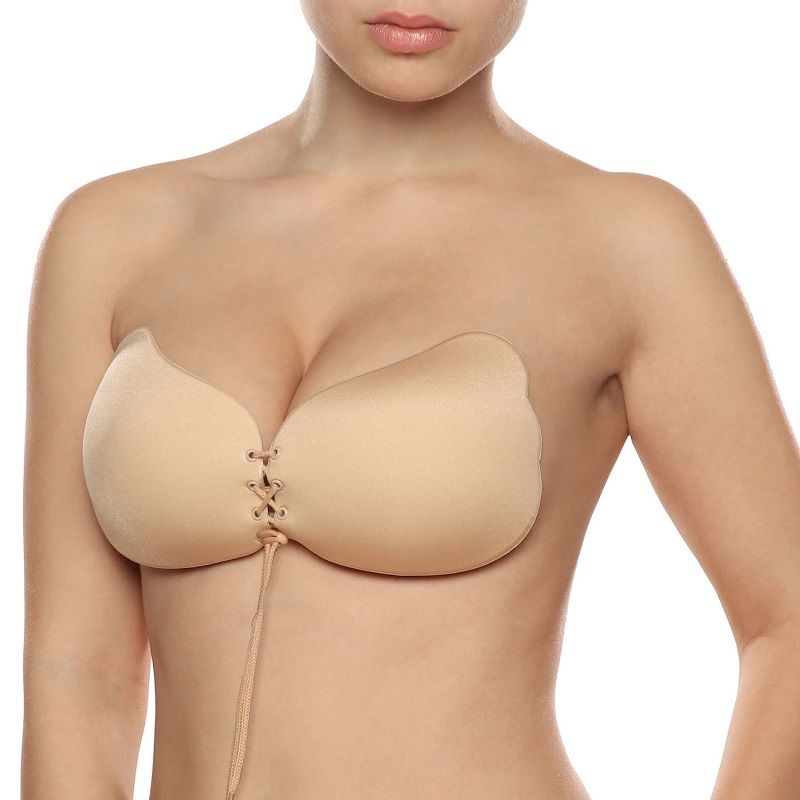 Bye-bra - lace-it realzador push-up beige copa d