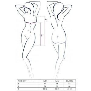 Passion - woman akkie set disfraz enfermera l/xl