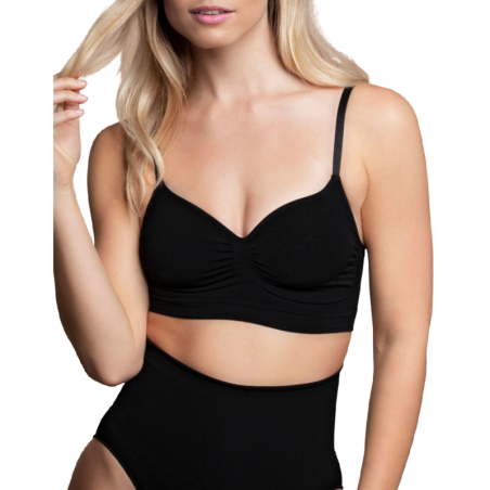 Bye-bra - medium control sujetador sin costuras negro talla s