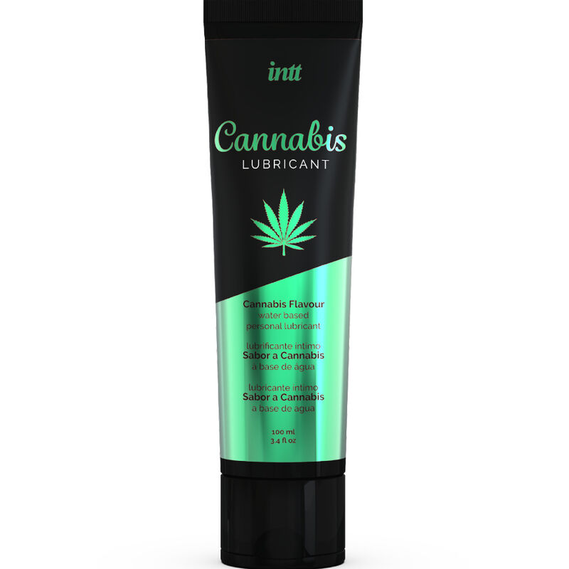 Intt lubricants - lubricante intimo base agua con sabor a cannabis