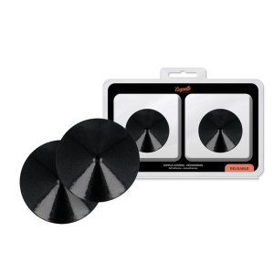 Coquette chic desire - cubre pezones metal circulos negros