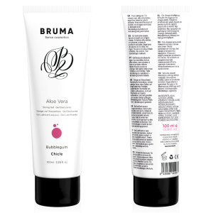 Bruma - gel deslizante con aloe vera sabor a chicle 100 ml