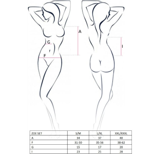 Passion - woman zoe set talla l/xl