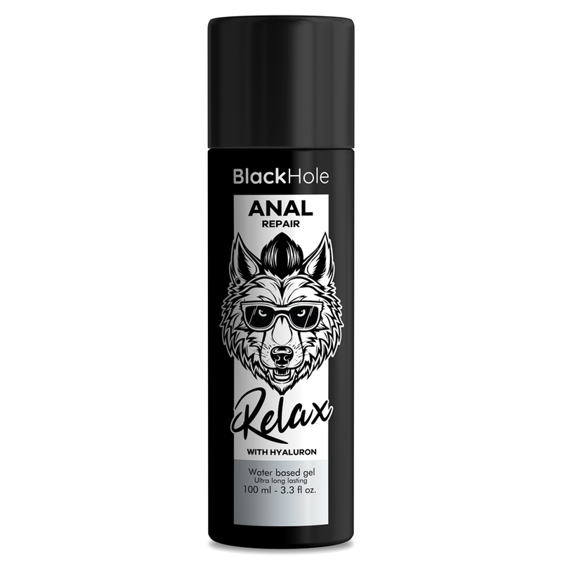 Black hole - anal repair base agua relax con hyaluron 100 ml