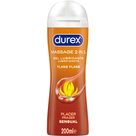 Durex - gel lubricante de masaje sensual ylang ylang 200 ml