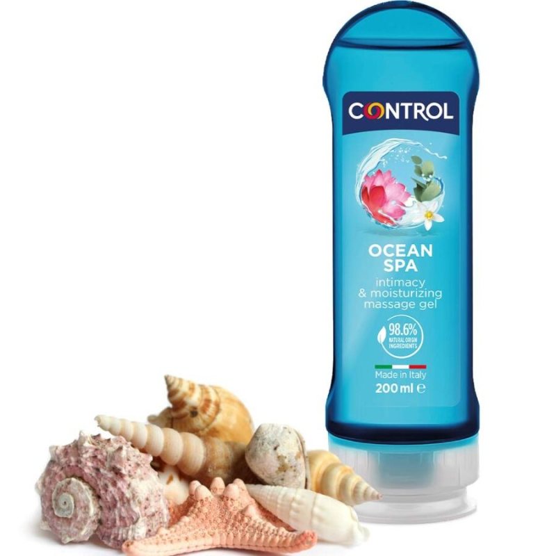 Control - 2 en 1 massage & pleasure mediterranean sea 200 ml