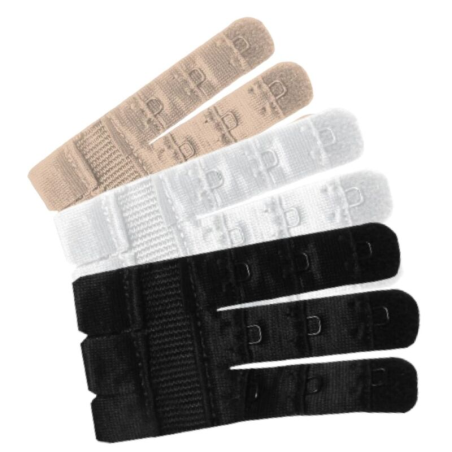 Bye-bra - extensores de contorno flexibles 3 ganchos 3 uds