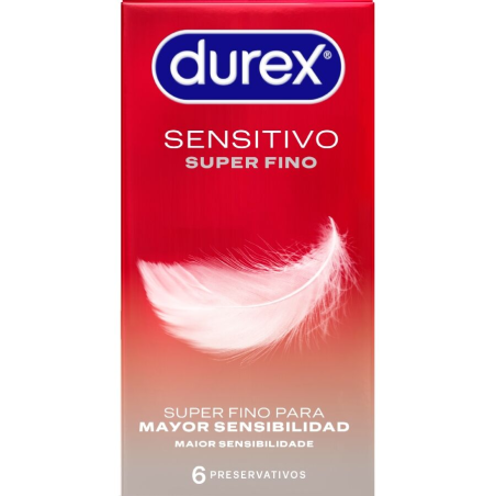 Durex - sensitivo sÚper fino 6 unidades